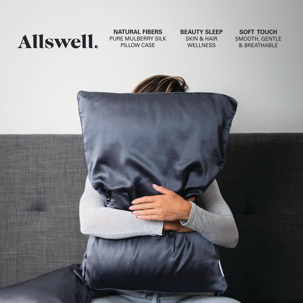 Vinmora™ Dream Restore Silk Pillow Protector with Zipper Closing - Premium Pillow Protector by Vinmora™