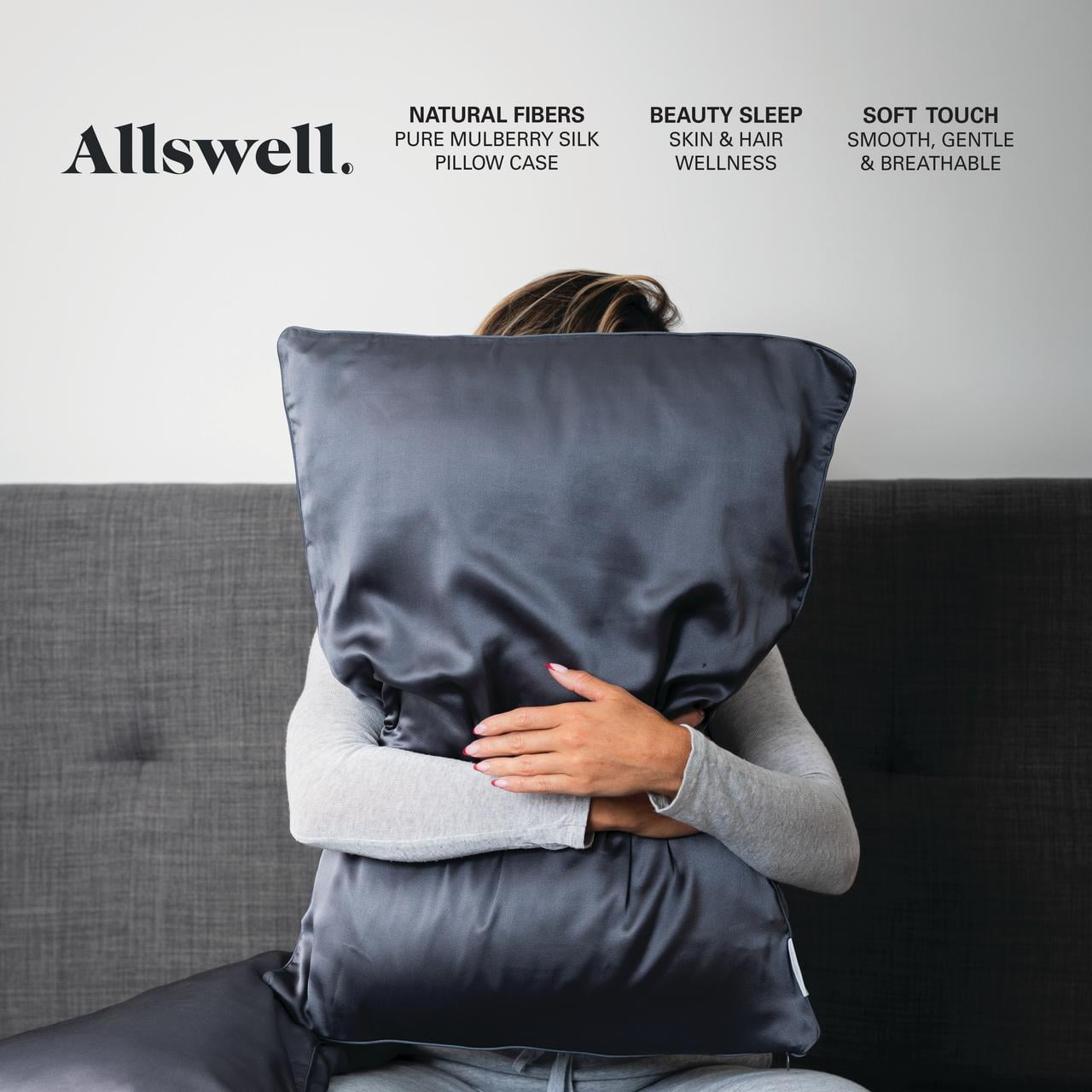 Vinmora™ Dream Restore Silk Pillow Protector with Zipper Closing - Premium Pillow Protector by Vinmora™