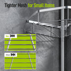Vinmora™ LazySpin 4-Tier Corner Shower Caddy Tension Pole, Fits - Premium Bedding & Home by Vinmora™