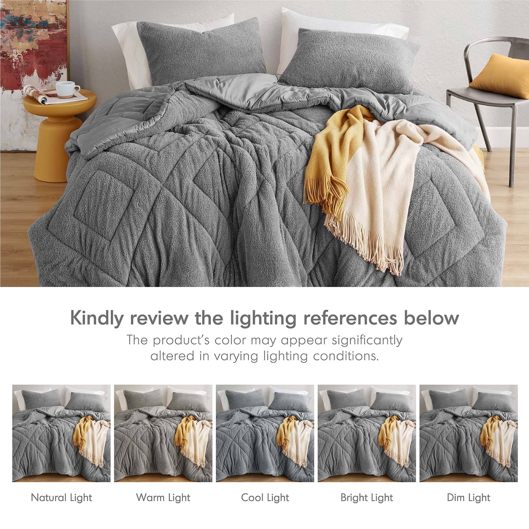 Vinmora™ Regency Heights Twin/Twin XL Quilted Plush Comforter Set - Premium Comforter Set by Vinmora™