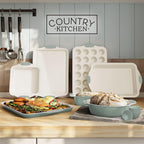 Vinmora™ Country Kitchen Bakeware Set, 10-Piece Nonstick Stackable Baking - Premium Kitchen Appliance by Vinmora™