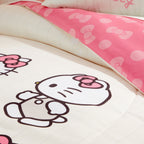 Vinmora™ Hello Kitty Reversible Comforter and Sham Set, Twin/Full - Premium Comforter Set by Vinmora™