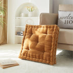 Vinmora™ Home Decor Collection Style House Yellow Velvet Decorative - Premium Pillow by Vinmora™