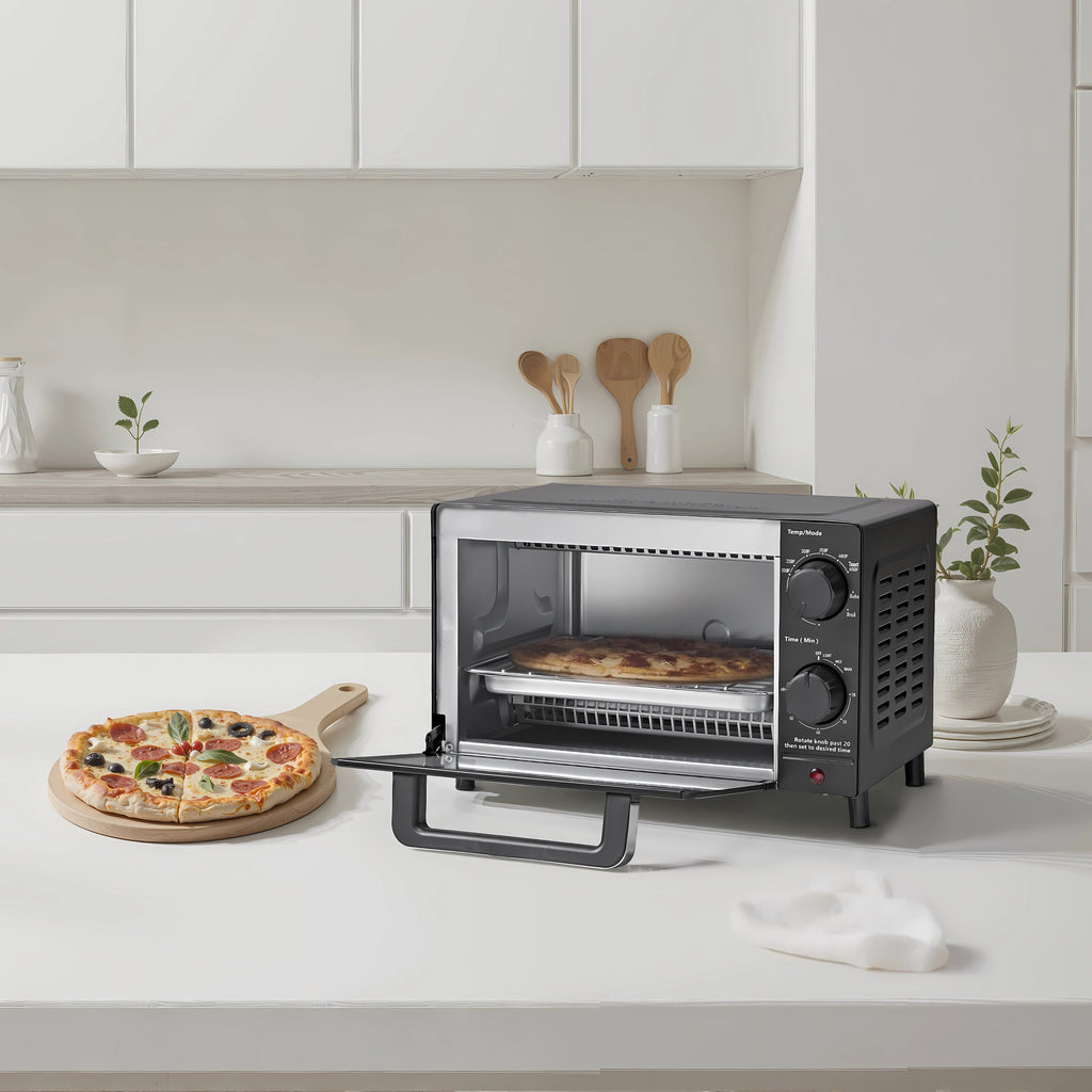 Vinmora™ 4 Slice Countertop Toaster Oven with 3 Settings - Premium Kitchen Appliance by Vinmora™