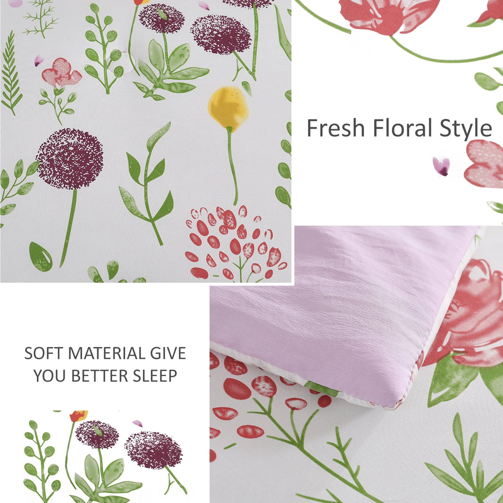 Vinmora™ Jessy Home 1 Piece Queen Comforter Floral Comforter - Premium Comforter Set by Vinmora™