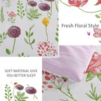 Vinmora™ Jessy Home 1 Piece Queen Comforter Floral Comforter - Premium Comforter Set by Vinmora™