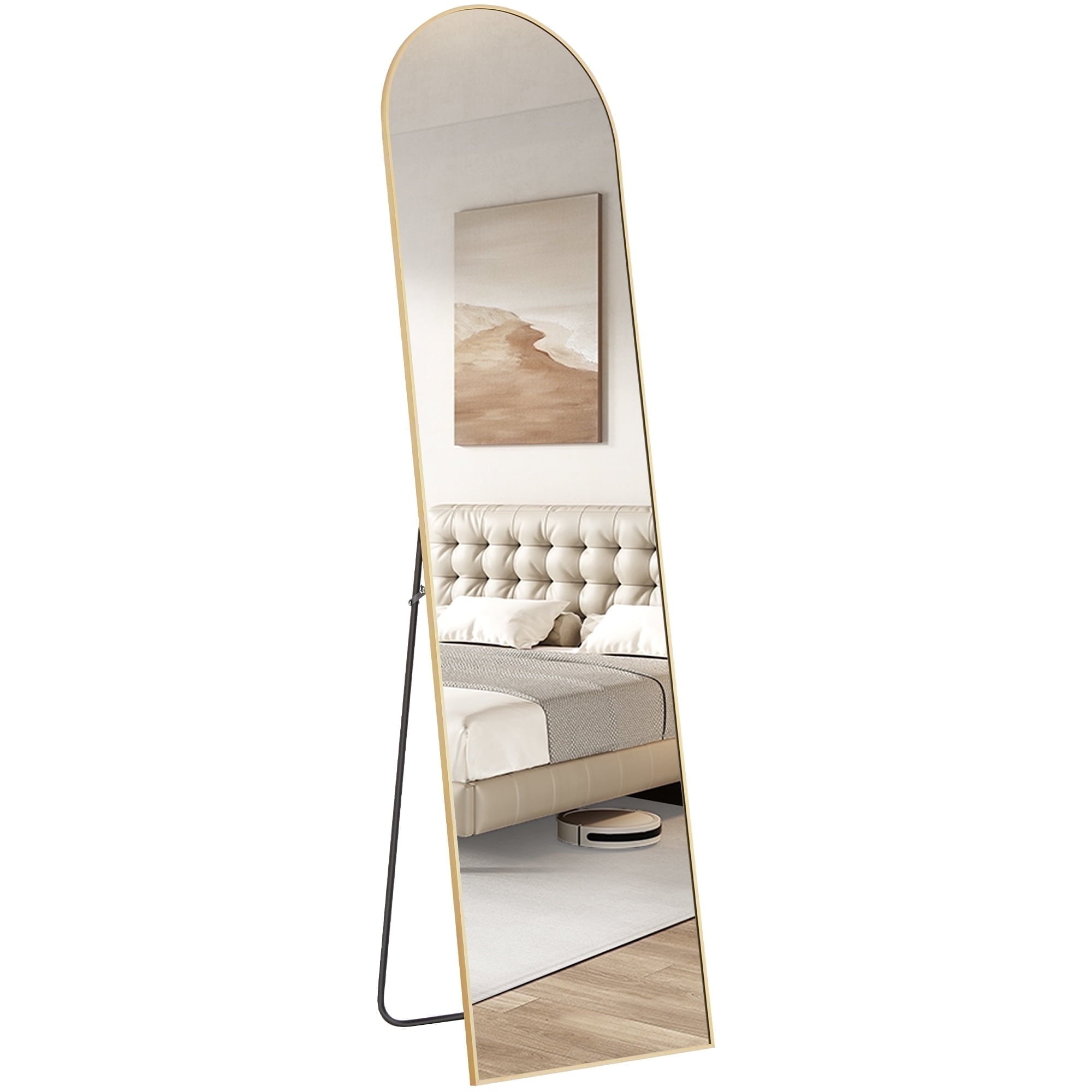 Vinmora™ CONCETTA 59"x16" Arched Full Length Mirror, Full Body - Premium Bedding & Home by Vinmora™