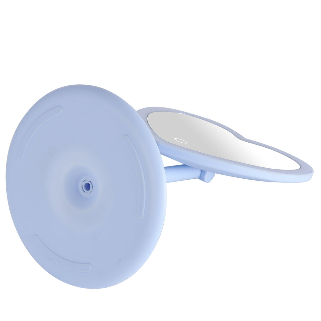 Vinmora™ 11.26" Tall Light Blue Plastic Frame Tabletop Heart - Premium Bedding & Home by Vinmora™