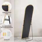 Vinmora™ CONCETTA 59"x16" Arched Full Length Mirror, Full Body - Premium Bedding & Home by Vinmora™