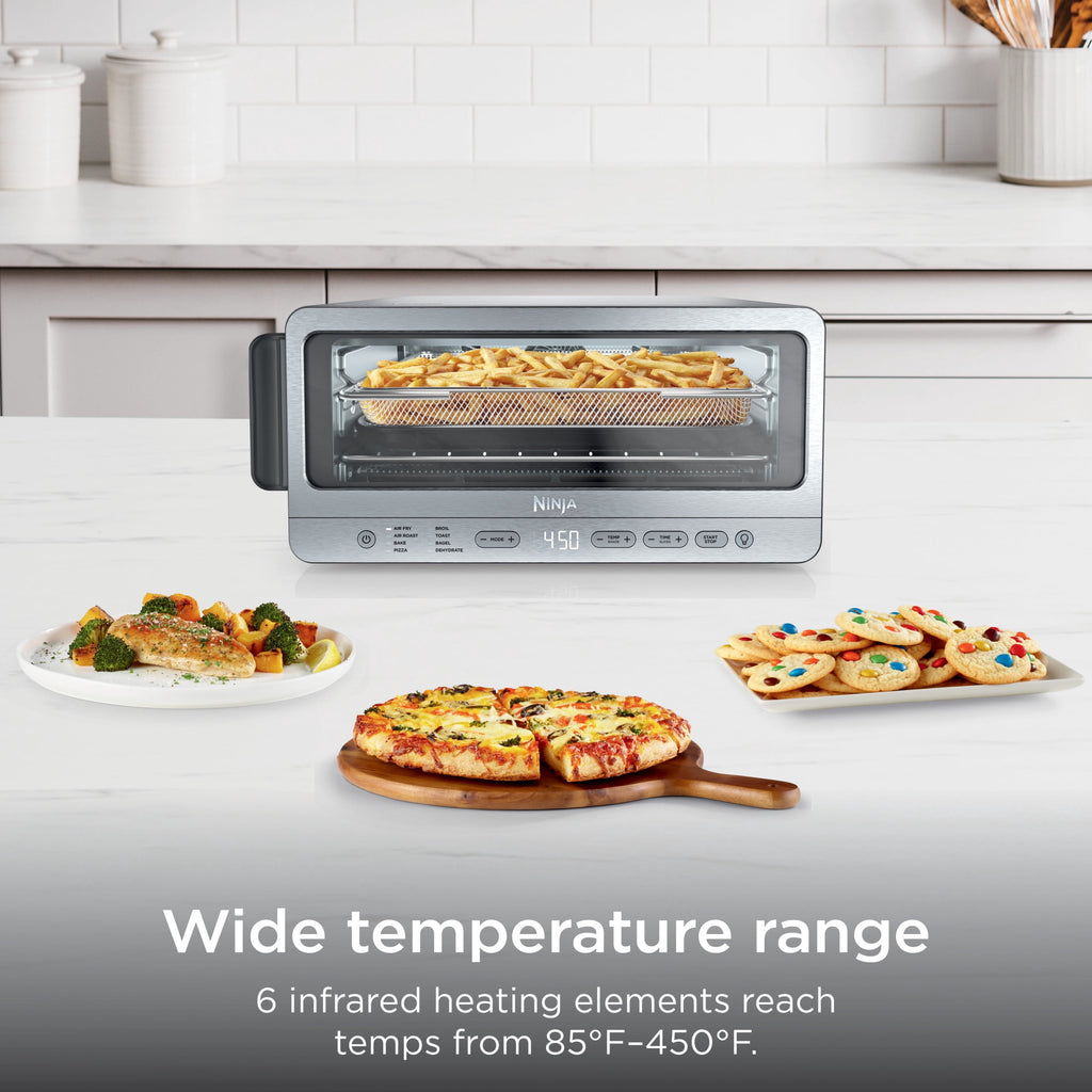 Vinmora™ Flip Toaster Oven & Air Fryer, 8-in-1 Functionality - Premium Kitchen Appliance by Vinmora™