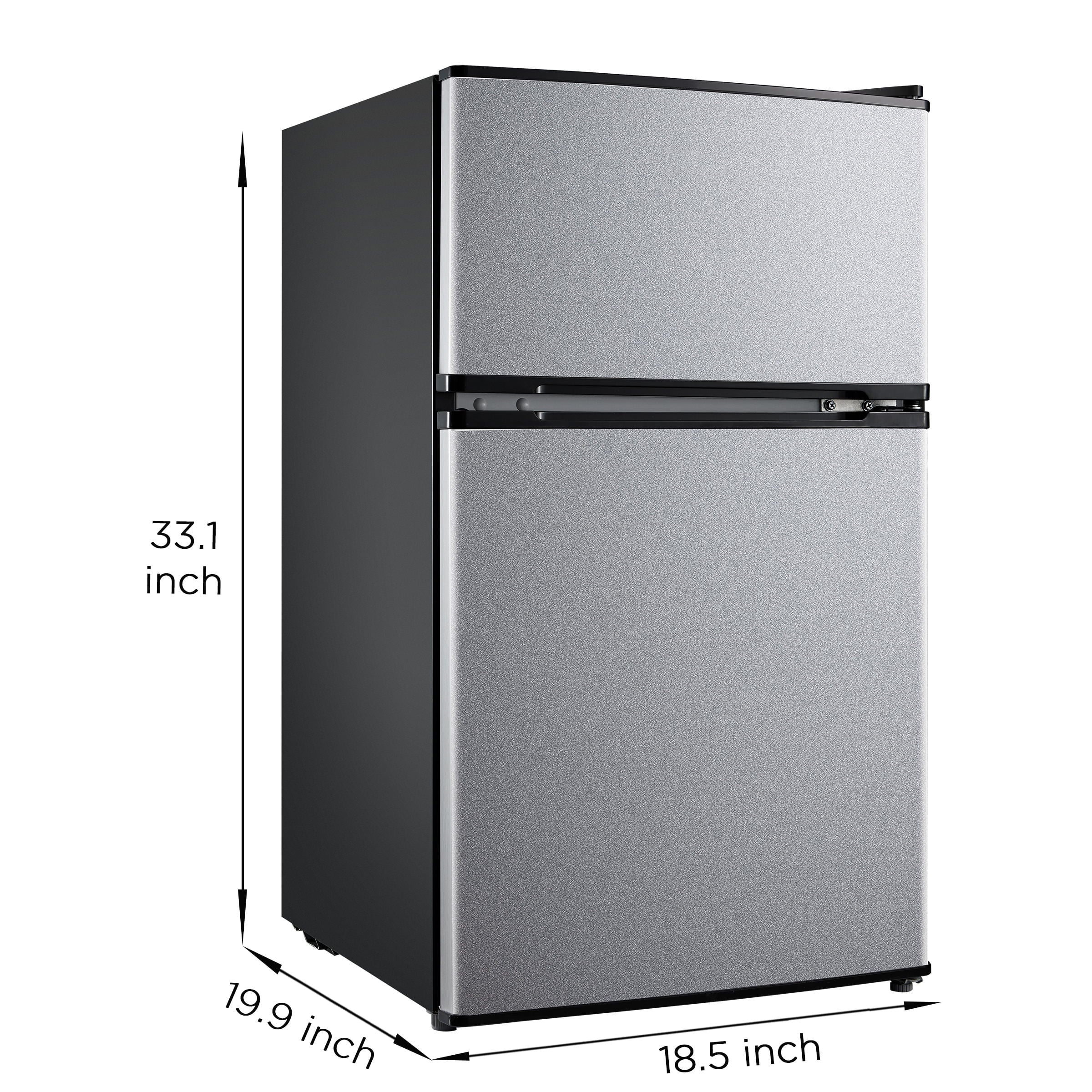 Vinmora™ 3.2 Cu Ft 2-Door Compact Refrigerator with Freezer - Premium Bedding & Home by Vinmora™
