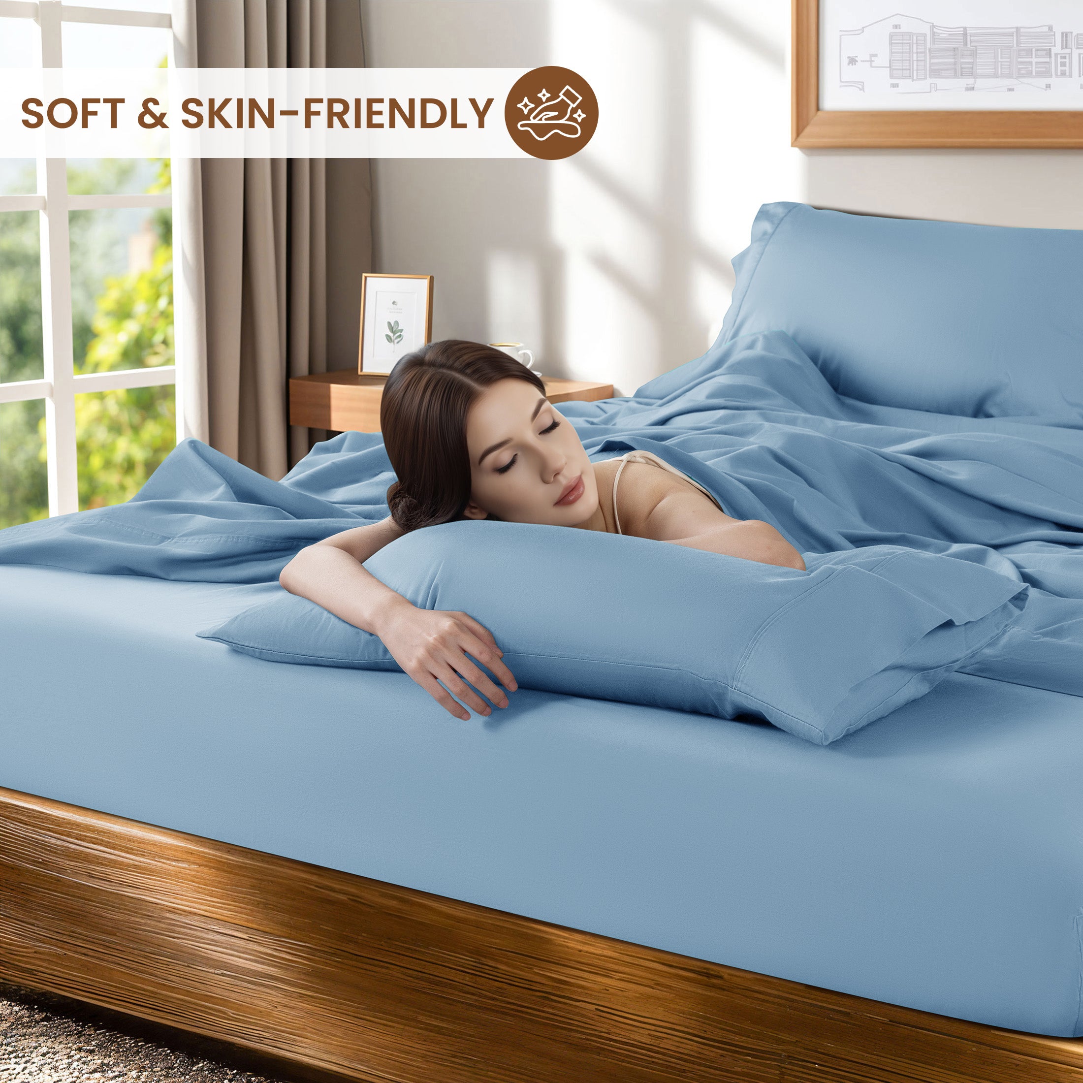 Vinmora™ 100% Cotton Sheet Set - Premium Sheet Set by Vinmora™