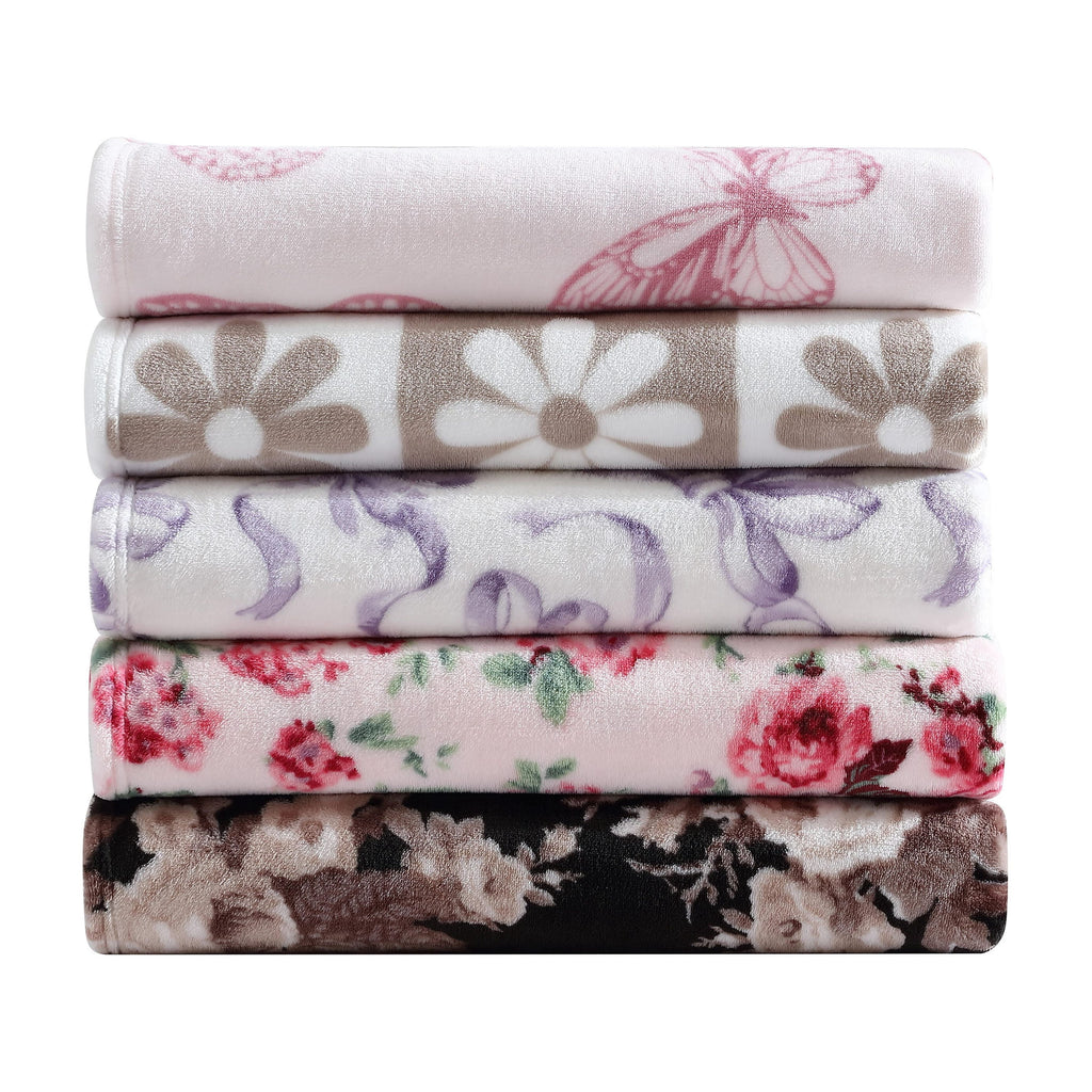 Vinmora™ Betsey Johnson Vintage Floral Light Pink & Pink - Premium Bedding & Home by Vinmora™