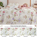 Vinmora™ Green Essen 3 Pcs Quilt Sets, Lightweight Microfiber - Premium Comforter Set by Vinmora™