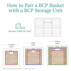 Vinmora™ Best Choice Products 10.5x10.5in Hyacinth Storage Baskets, Set - Premium Curtain & Window Hardware by Vinmora™