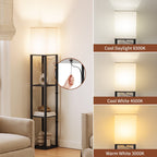 Vinmora™ SUNMORY 63'' Floor Lamps with Shelves, Home Standing - Premium Bedding & Home by Vinmora™