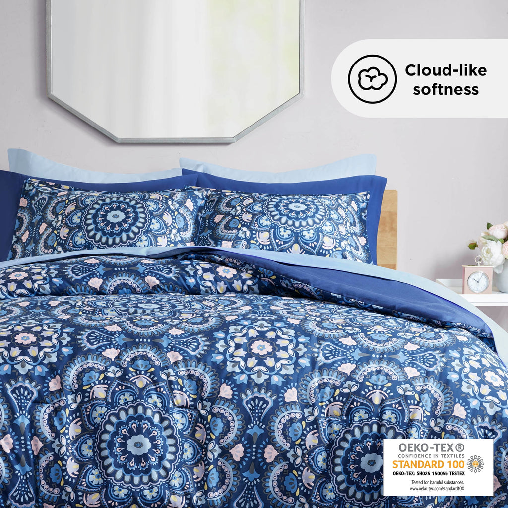 Vinmora™ Regency Heights Queen Size Comforter Set, 9-Piece Bed - Premium Comforter Set by Vinmora™
