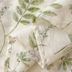 Vinmora™ Floral Duvet Cover Queen Size 100% Cotton Reversible - Premium Comforter Set by Vinmora™