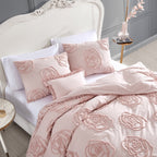Vinmora™ Betsey Johnson Rambling Rose Pink Twin Duvet Cover - Premium Comforter Set by Vinmora™