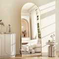 Vinmora™ BEAUTYPEAK 64"x 21" Full Length Mirror Arched Standing - Premium Bedding & Home by Vinmora™