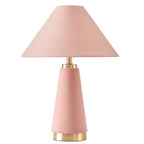 Vinmora™ Rose Pink Velvet Table Lamp by Drew Barrymore - Premium Bedding & Home by Vinmora™