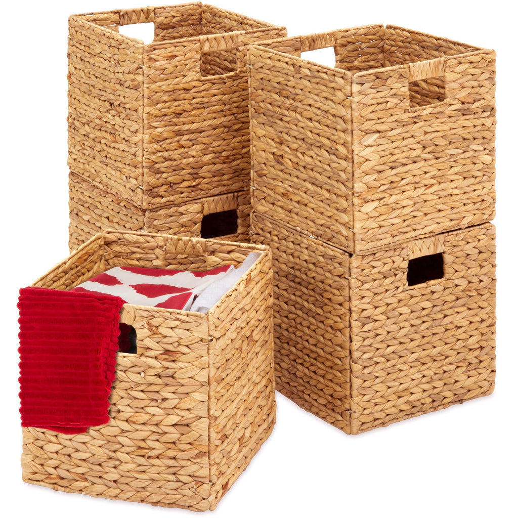 Vinmora™ Best Choice Products 10.5x10.5in Hyacinth Storage Baskets, Set - Premium Curtain & Window Hardware by Vinmora™