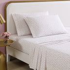 Vinmora™ Betsey Johnson Baby Buds Pink Cotton Percale Queen - Premium Sheet Set by Vinmora™