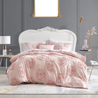 Vinmora™ Betsey Johnson Rambling Rose Pink Twin Duvet Cover - Premium Comforter Set by Vinmora™