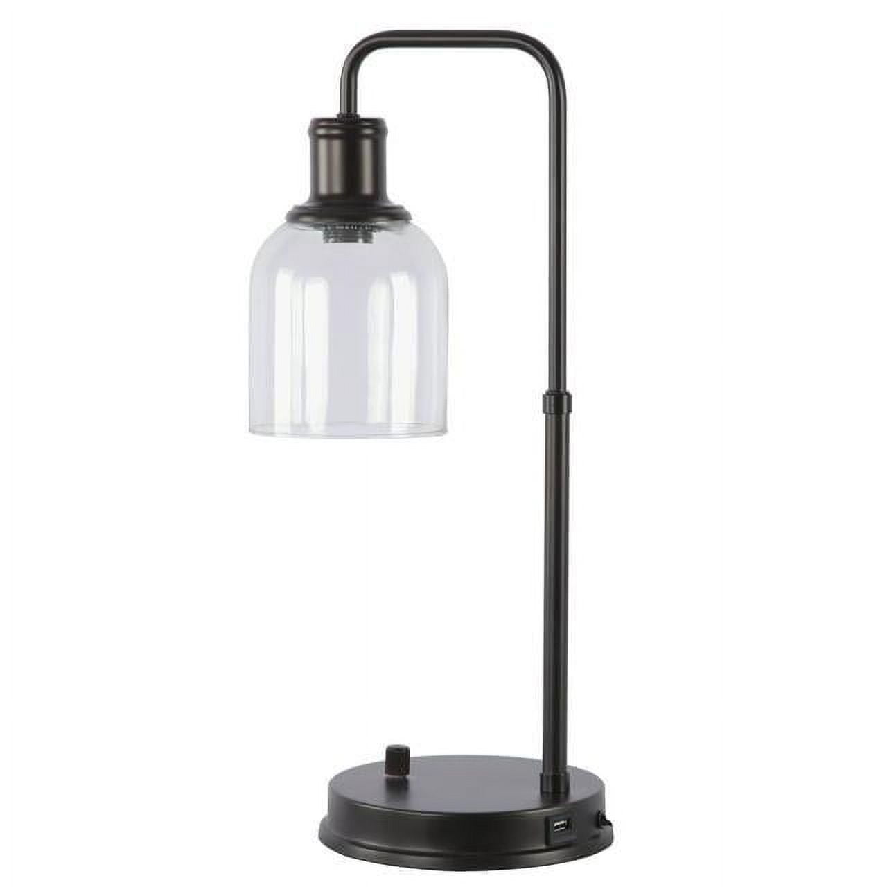 Vinmora™ 20.5 in Height Bronze Metal Desk Lamp with - Premium Bedding & Home by Vinmora™
