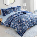 Vinmora™ Regency Heights Queen Size Comforter Set, 9-Piece Bed - Premium Comforter Set by Vinmora™