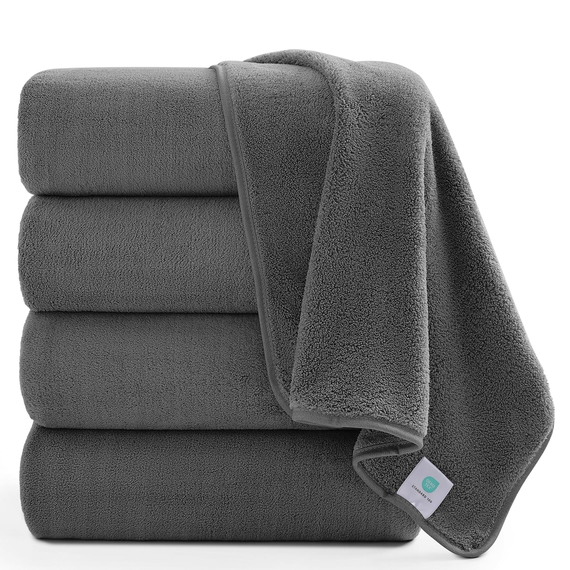 Vinmora™ Jessy Home 4 Pack Oversized Bath Sheet Towels - Premium Sheet Set by Vinmora™