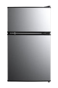 Vinmora™ 3.2 Cu Ft 2-Door Compact Refrigerator with Freezer - Premium Bedding & Home by Vinmora™