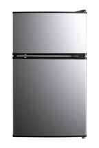 Vinmora™ 3.2 Cu Ft 2-Door Compact Refrigerator with Freezer - Premium Bedding & Home by Vinmora™