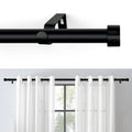 Vinmora™ MaKefeile Classic 48 Inch Black Curtain Rods Heavy - Premium Curtain & Window Hardware by Vinmora™