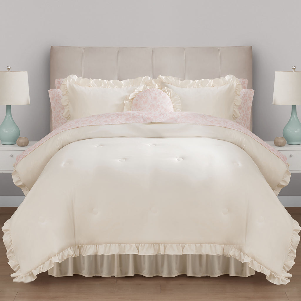Vinmora™ All in One Reversible Comforter and Sheet set - Premium Comforter Set by Vinmora™