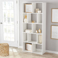Vinmora™ Modern 12-Cube Square Shelf Bookcase, White - Premium Bedding & Home by Vinmora™