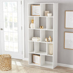 Vinmora™ Modern 12-Cube Square Shelf Bookcase, White - Premium Bedding & Home by Vinmora™