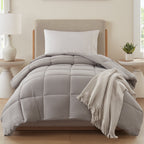 Vinmora™ Twin/Twin XL Comforter, Down Alternative, All-Season, Stone - Premium Comforter Set by Vinmora™