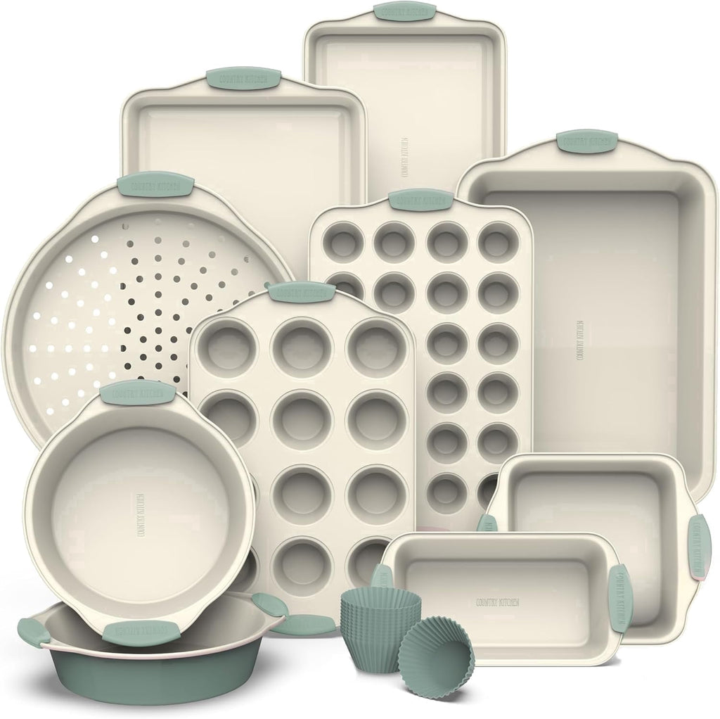 Vinmora™ Country Kitchen Bakeware Set, 10-Piece Nonstick Stackable Baking - Premium Kitchen Appliance by Vinmora™