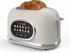 Vinmora™ Rae Dunn Toaster, Digital Retro Stainless Steel with - Premium Kitchen Appliance by Vinmora™