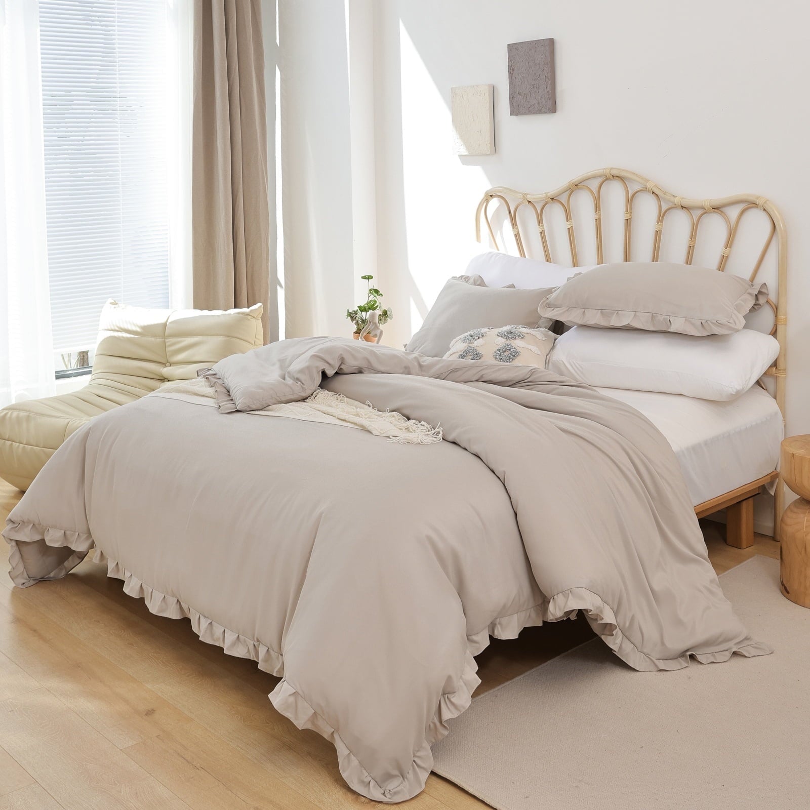 Vinmora™ SPRINDAY Queen Comforter Set For Adult, 3 Piece - Premium Comforter Set by Vinmora™