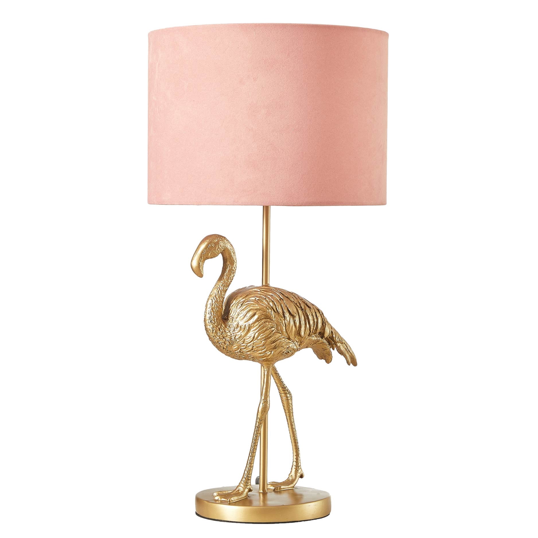 Vinmora™ Home Decor Collection Pink Flamingo Brass Table Lamp - Premium Bedding & Home by Vinmora™