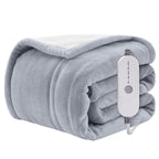 Vinmora™ WISHEAD Electric Heated Blanket Throw Soft Flannel & - Premium Blankets & Throws by Vinmora™