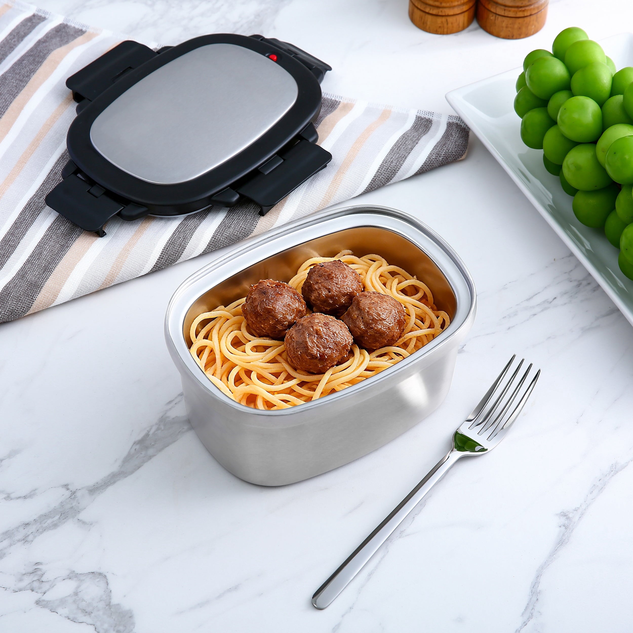 Vinmora™ 33 oz Insulated Stainless Steel Lunch Box Food - Premium Bedding & Home by Vinmora™