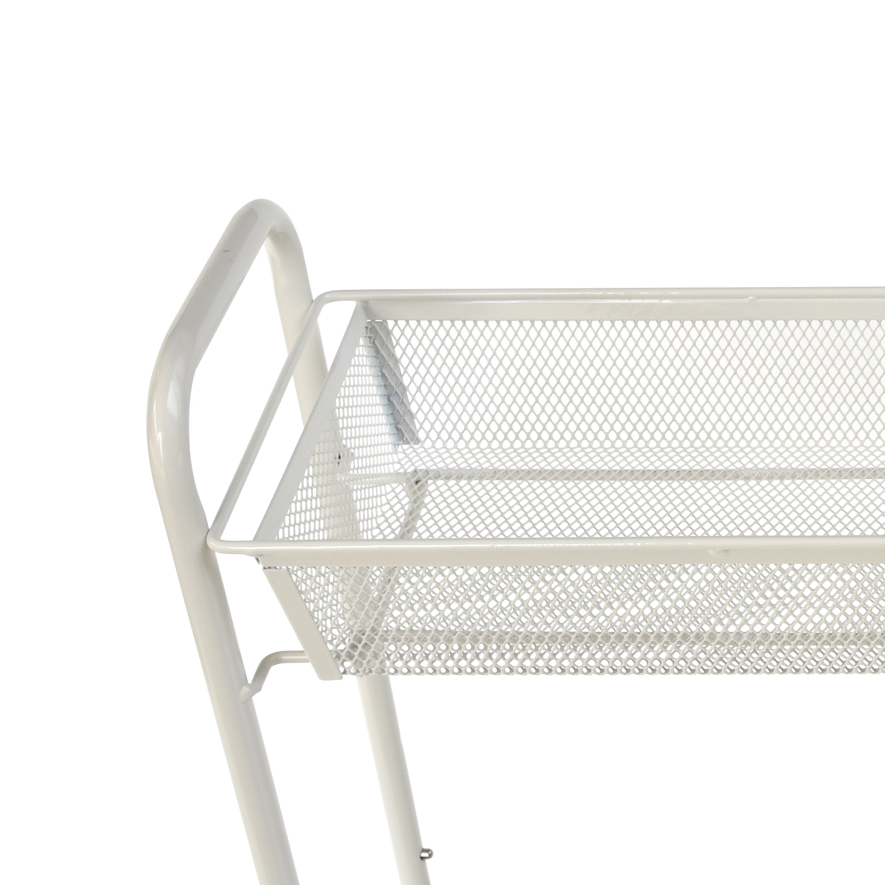 Vinmora™ Slim 3-Tier Rolling Bathroom Storage Cart with Hooks - Premium Bedding & Home by Vinmora™