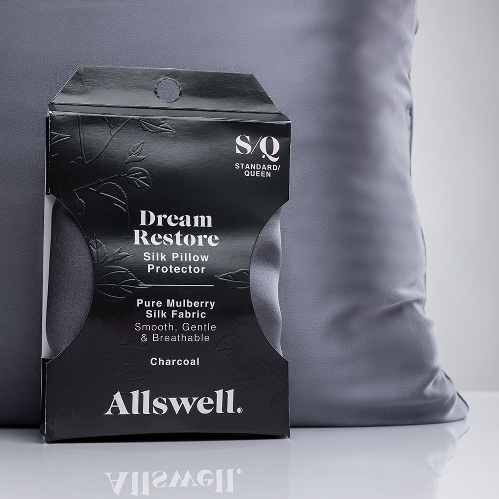 Vinmora™ Dream Restore Silk Pillow Protector with Zipper Closing - Premium Pillow Protector by Vinmora™