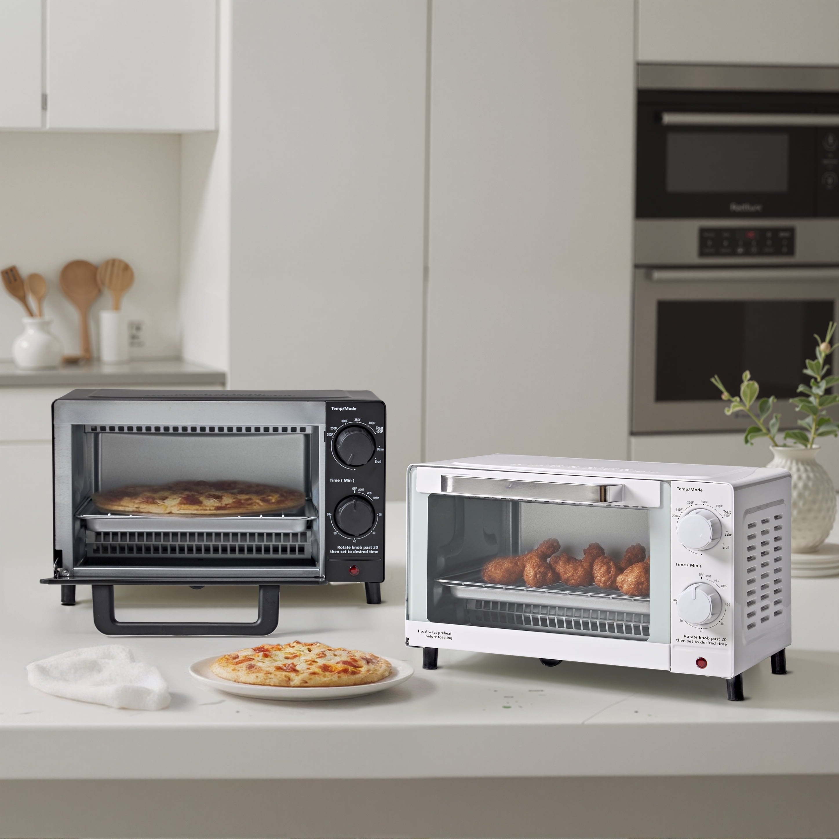 Vinmora™ 4 Slice Countertop Toaster Oven with 3 Settings - Premium Kitchen Appliance by Vinmora™