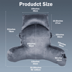 Vinmora™ VAVSEA Reading Pillow, Extra Large 31" Backrest Pillow - Premium Pillow by Vinmora™