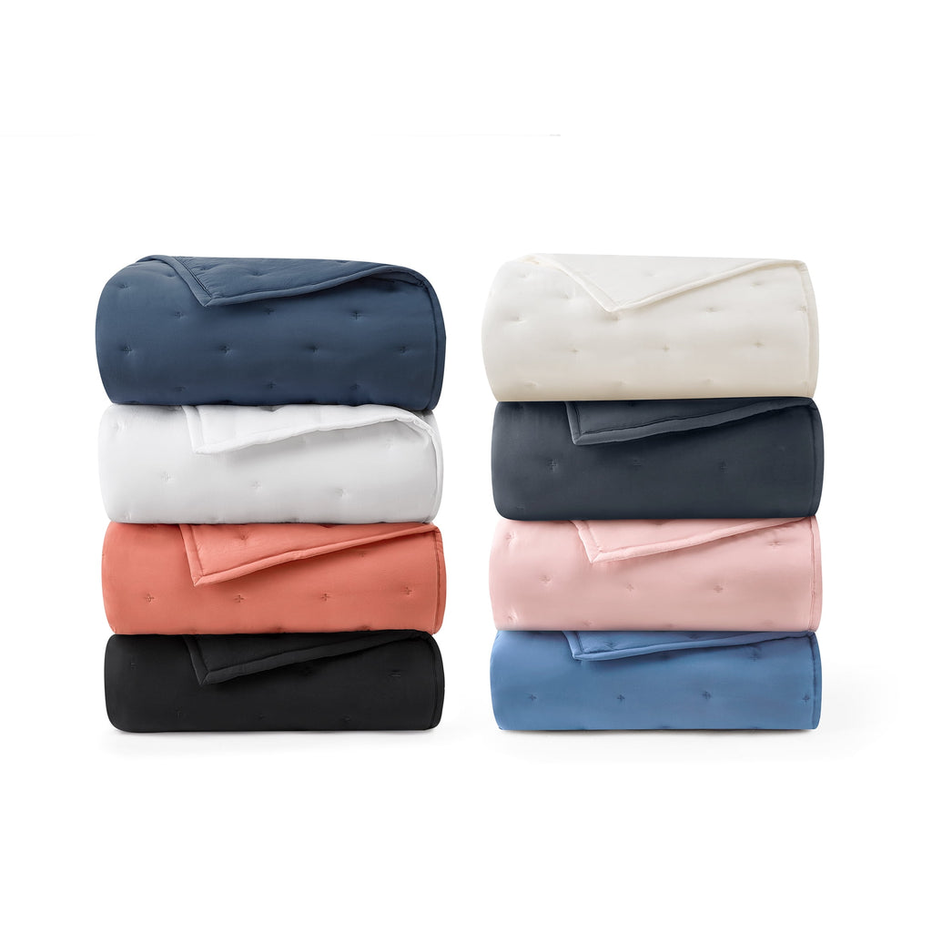 Vinmora™ Fullqueen Comforter Set All Season 3 Piece Navy - Premium Comforter Set by Vinmora™