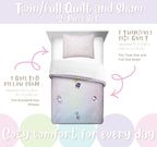 Vinmora™ Hello Kitty and Friends Rainbow Ombre 2 Piece - Premium Pillow by Vinmora™